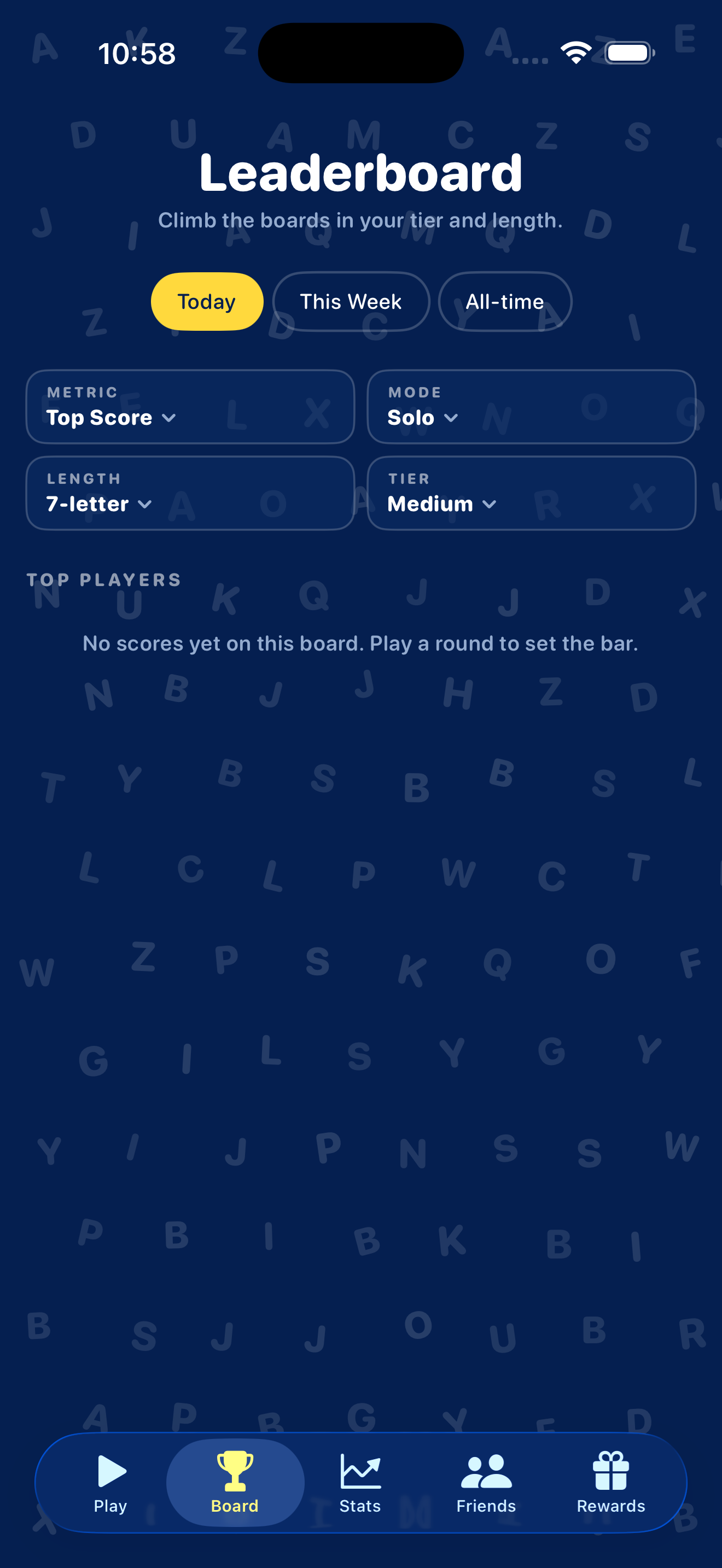 Global leaderboards — daily, weekly, all-time
