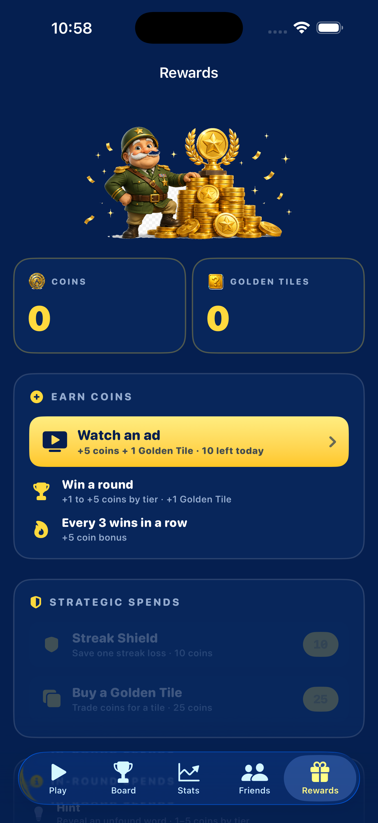 Coins + Magic Tiles — earn from wins, spend on power-ups